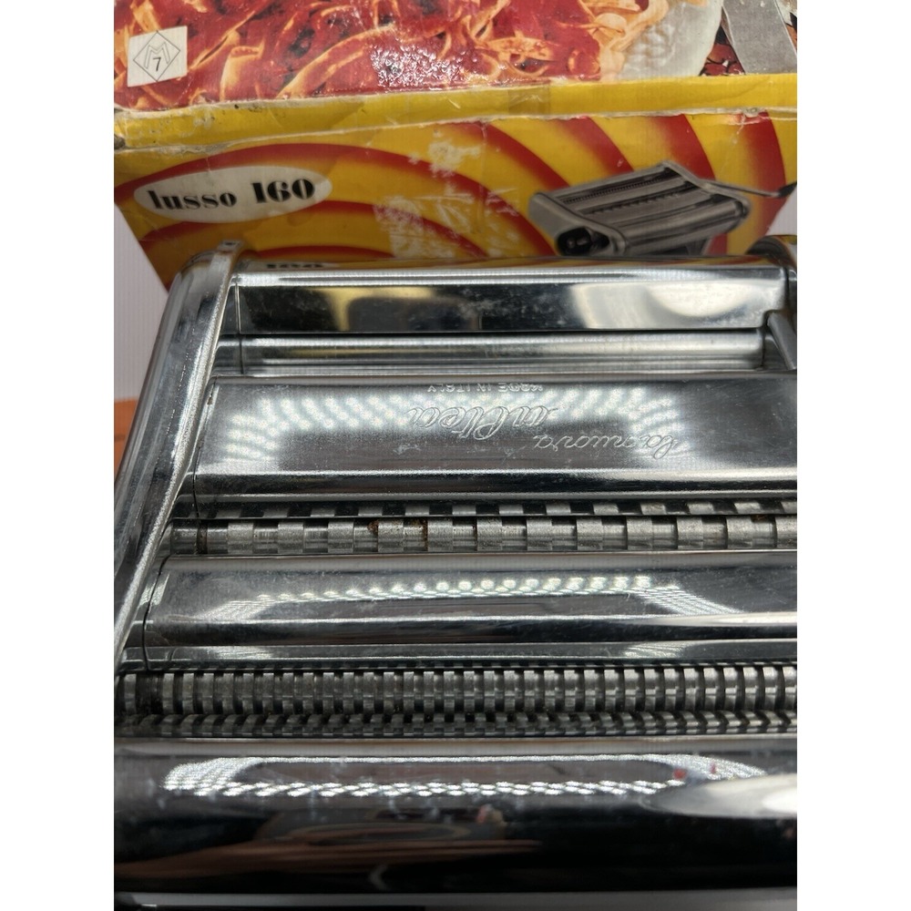 Altea Lusso 160 Homemade Pasta/Noodle Machine/Maker-La Nuova Altea-Made In Italy - Picture 4 of 16